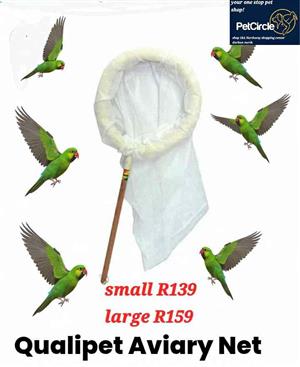 Bird catching net with foam ring