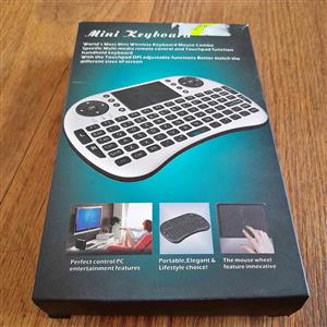 Pre-loved Mini Wireless Keyboard with Touchpad for Smart TV/PC/Android Box