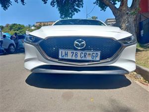 2023 Mazda 3 SkyActive G Automatic Petrol White Service history 25000kms
