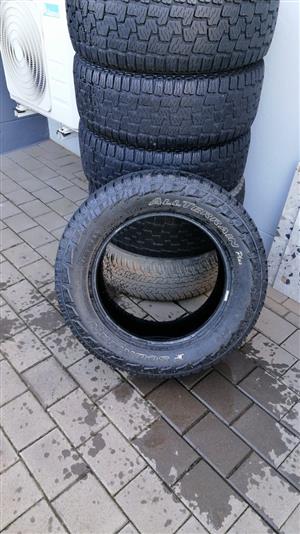 Used Tyres for sale 256/60/18 Pirelli Scopion Bakkie