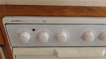 Double door stove and plates