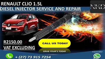 Renault Clio 1.5L Diesel Injectors 