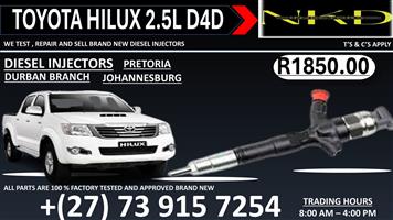 Hilux 2.5L Toyota Injectors 