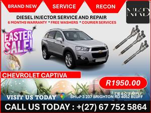 Chevrolet Captiva Bosch Diesel injectors 