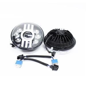 7″ Airforce Wings Design Universal Round LED Headlights (pair)