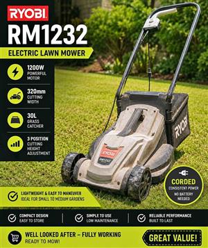 Ryobi 1200W lawnmower