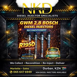 GWM 2.8 Diesel Injectors