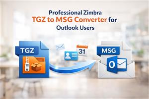 Professional Zimbra TGZ to MSG Converter for Outlook Users