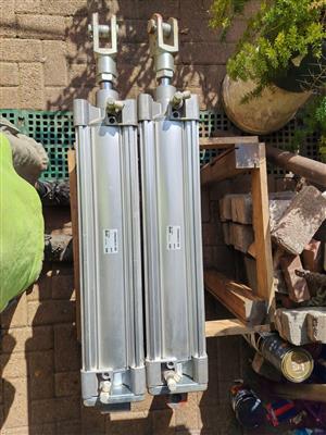 Fairly new condition SMC pneumatic cylinders for sale 