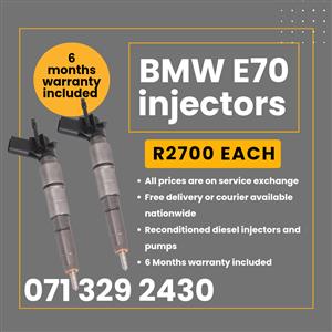 BMW E70 INJECTORS FOR SALE WITH WARRANTY 