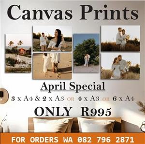 APRIL SPECIAL | CANVAS PRINTS