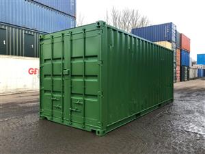Newly painted second ahnd 6M shipping containers for sale