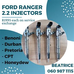 Ford ranger 2.2 injectors for sale with warranty 