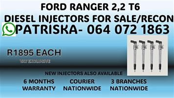 FORD RANGER 2,2 T6 INJECTORS - TESTED WITH REPORTS