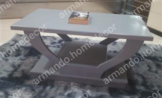 New grey wooden coffee table