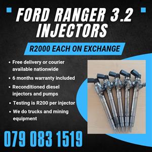 FORD RANGER 3.2 INJECTORS FOR SALE WITH WARRANTY 