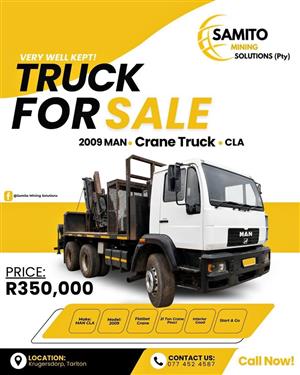2009 MAN CLA crane truck