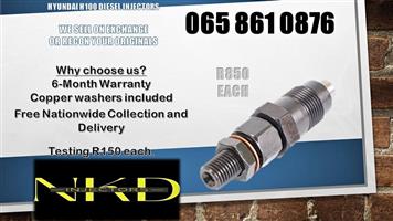 Reconditioned and new diesel injectors for sale