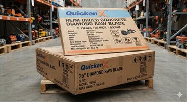 Quicken X 36 in /900mm Reinforced Concrete Diamond Saw Blade 