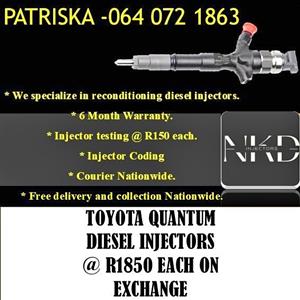 TOYOTA DIESEL INJECTORS FOR SALE