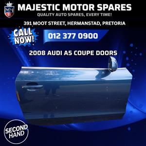 2008 Audi A5 coupe door shells - used
