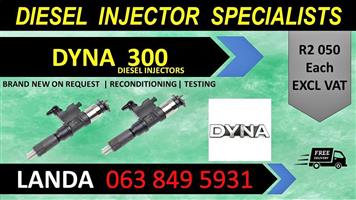 DYNA 300 DIESEL INJECTORS FOR SALE OR RECON WITH WARRANTY 