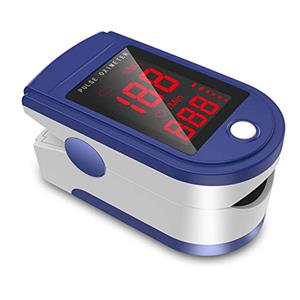 Red Colour Screen Oxymeter Fingertip Oxygen and Pulse Rate Screening