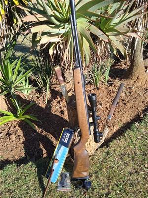 Gamo cf 30 custom under lever hunting rifle! And Accessories!