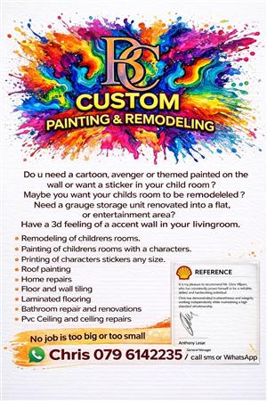 Transform your space with BC Custom Painting and Remodeling 