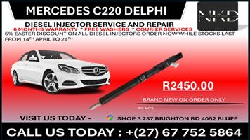 Mercedes C220 Delphi Diesel Injectors on recondition