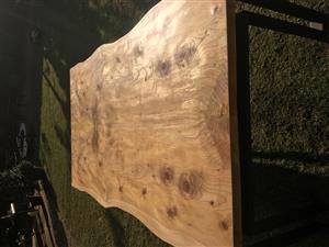Cedar wood table & benches