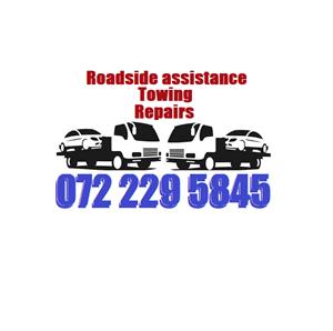 Roadside assistance towing and car repairs