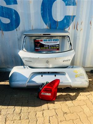 Suzuki Swift rearlback parts (tailgate,bumper,snd right taillight)