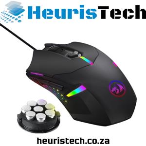 Redragon CENTROPHORUS 7200DPI RGB Gaming Mouse – Black