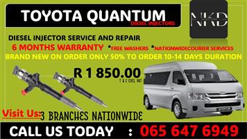 TOYOTA QUANTUM DIESEL INJECTORS