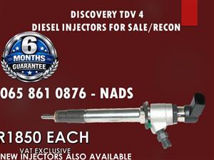 DISCOVERY TDV 4 DIESEL INJECTORS FOR SALE NATIONWIDE