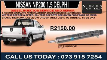 Diesel Injectors Nissan Np200 1.5L
