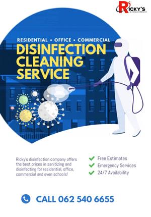 Sanitizing and Disinfecting 