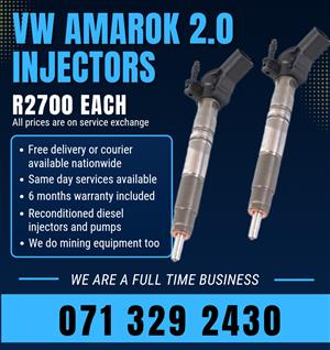 VW AMAROK 2.0 INJECTORS FOR SALE WITH WARRANTY INCLUDED 