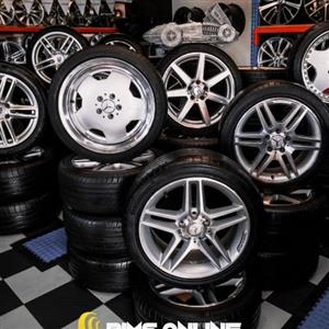 Assorted original mag wheels and top quality brands of tyres