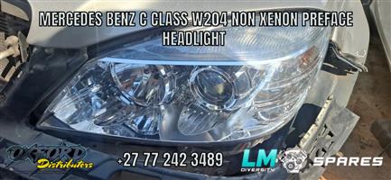 Mercedes-Benz W204 Preface Headlight Non-Xenon for Sale 