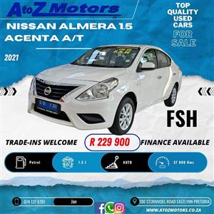 2021 Nissan Almera 1.5 Acenta Auto
