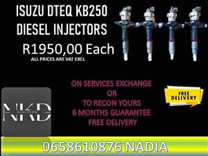 Isuzu DTEQ KB250 diesel injectors for sale