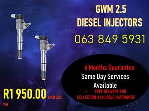 GWM 2.5 DIESEL INJECTORS 