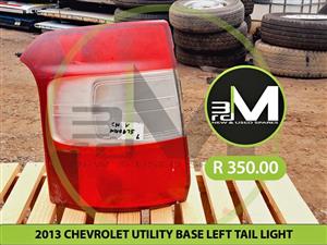 2013 CHEVROLET UTILITY BASE LEFT TAIL LIGHT