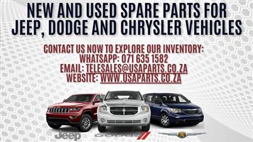 New and Used Jeep, Dodge And Chrysler Spares In Stock WhatsApp Marco on