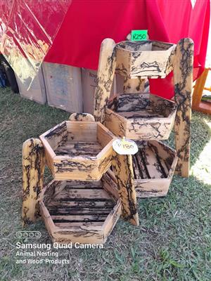 Multi purpose wooden boxes / shelves