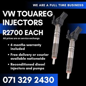 VW TOUAREG INJECTORS FOR SALE WITH WARRANTY 