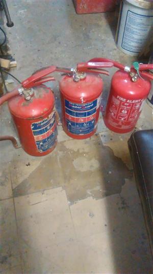 DCP fire extinguishers x 3 