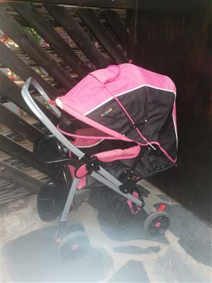 Pink Baneen Pram